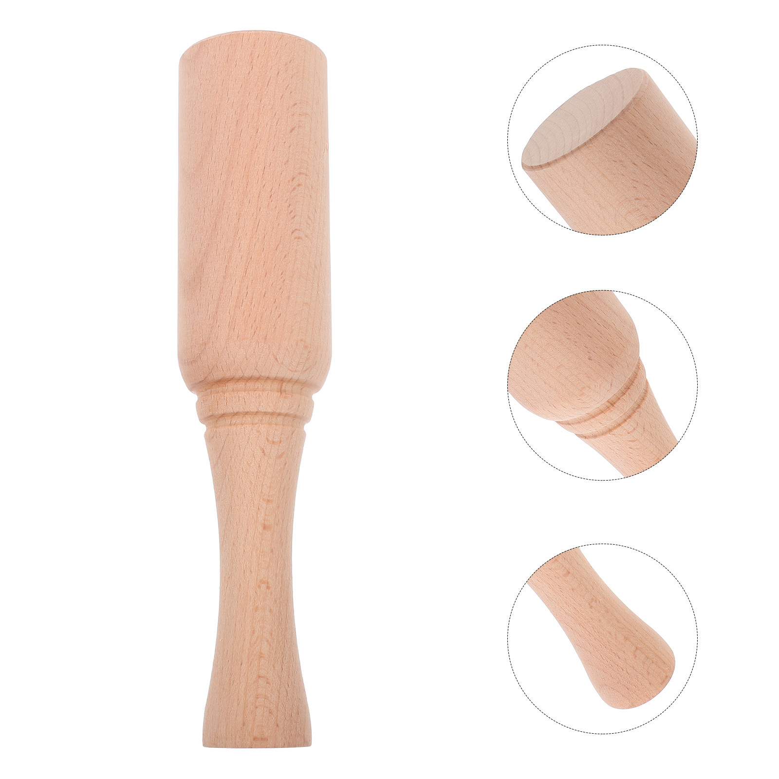 Mallet Wood Carving - Smooth Comfort Grip Beech Wood Leathercraft