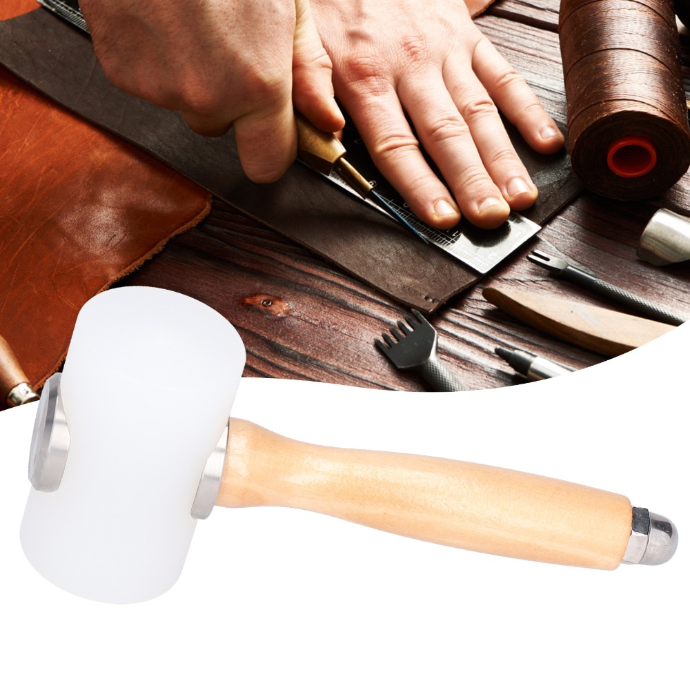 Length 19cm Leather Carving Ha - огляд і ціна Mallet Wood Carving