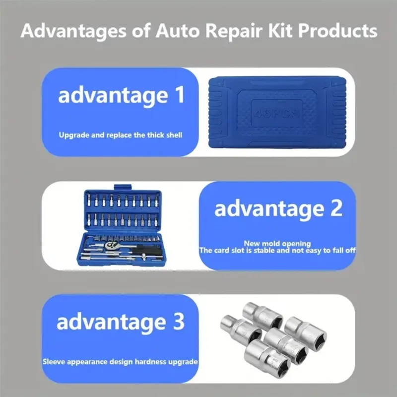 46-in-1 Heavy Duty Automotive  - огляд і ціна Design Tools Workshop