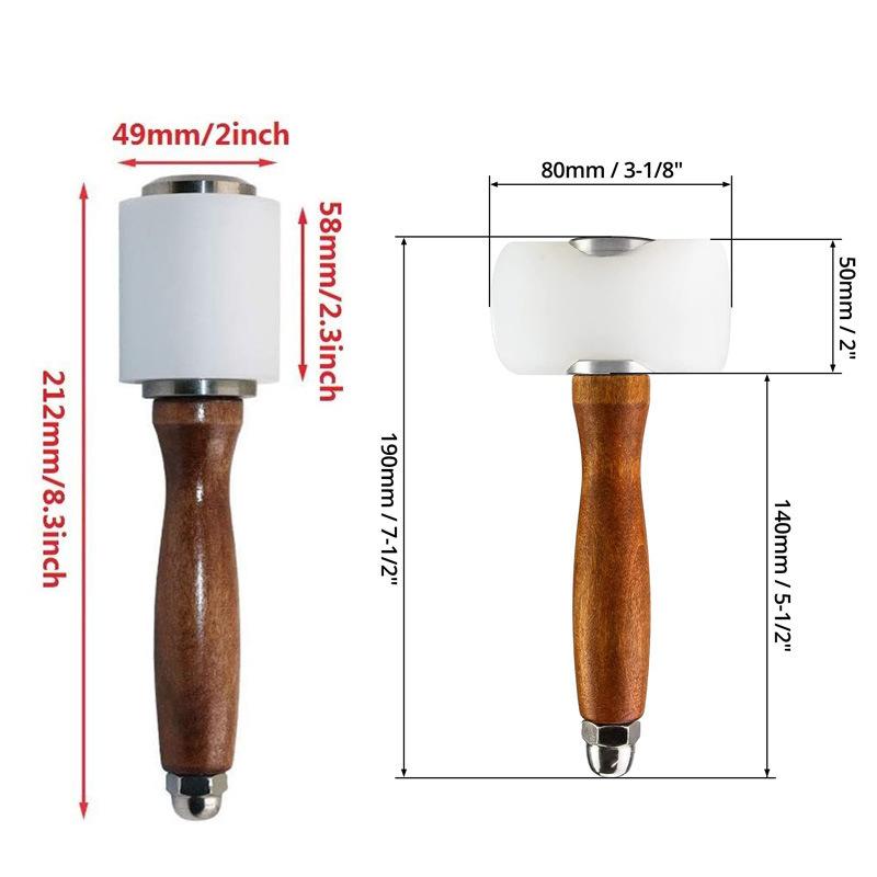 1PC Leather Carving Hammer Lea - огляд і ціна Mallet Wood Carving