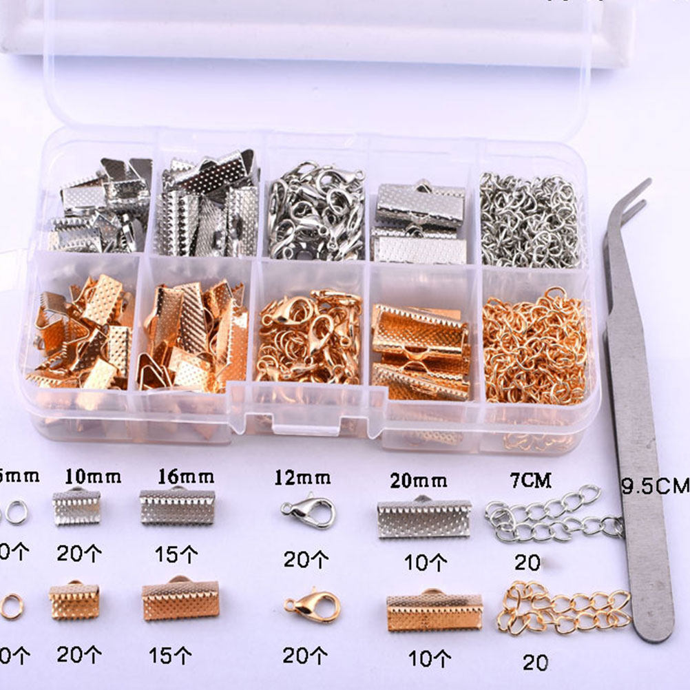 371Pcs Gold Necklace Buckle Je - огляд і ціна Tools Jewelry Making